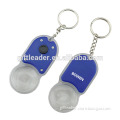 Promotional Plastic LED Magnifier Keychain Light